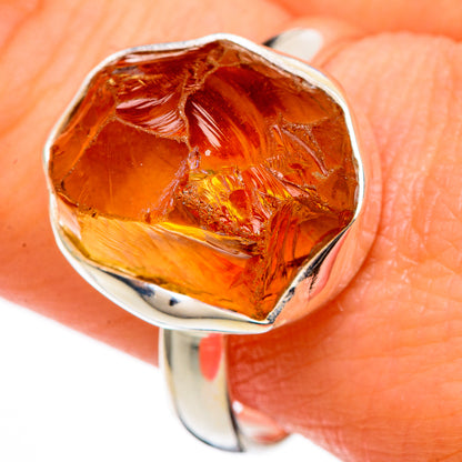 Citrine Rings handcrafted by Ana Silver Co - RING100346