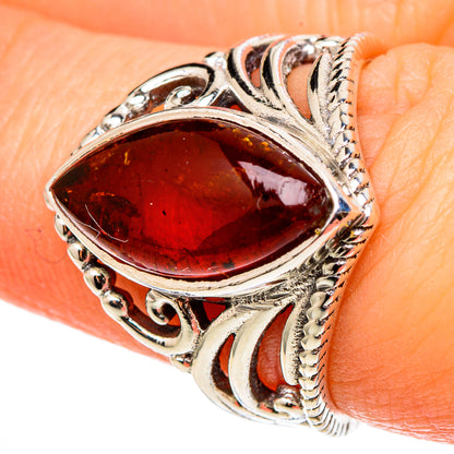 Baltic Amber Rings handcrafted by Ana Silver Co - RING100348