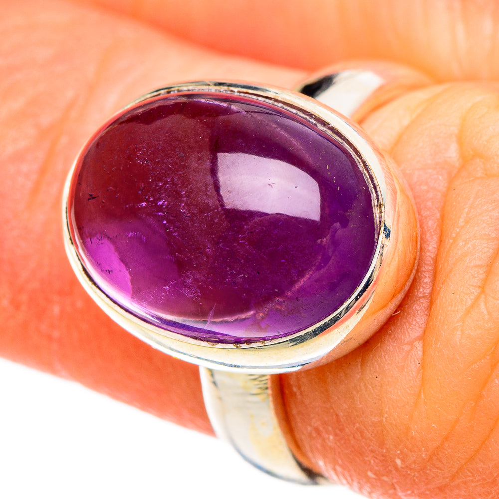 Amethyst Rings handcrafted by Ana Silver Co - RING100351