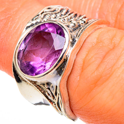 Amethyst Rings handcrafted by Ana Silver Co - RING100352