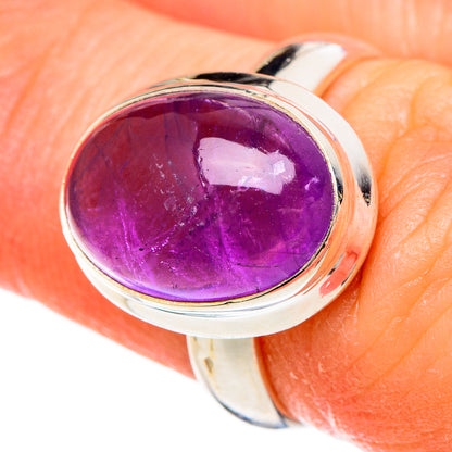 Amethyst Rings handcrafted by Ana Silver Co - RING100355