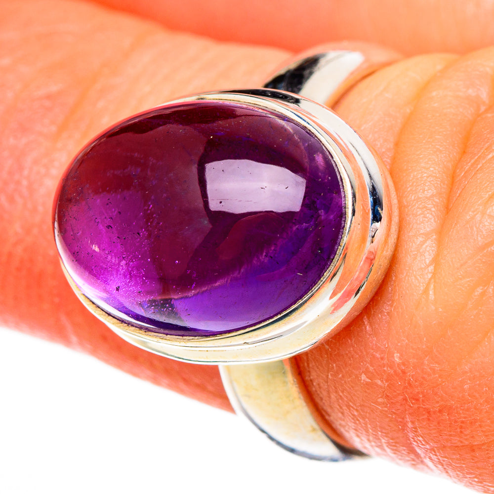 Amethyst Rings handcrafted by Ana Silver Co - RING100360