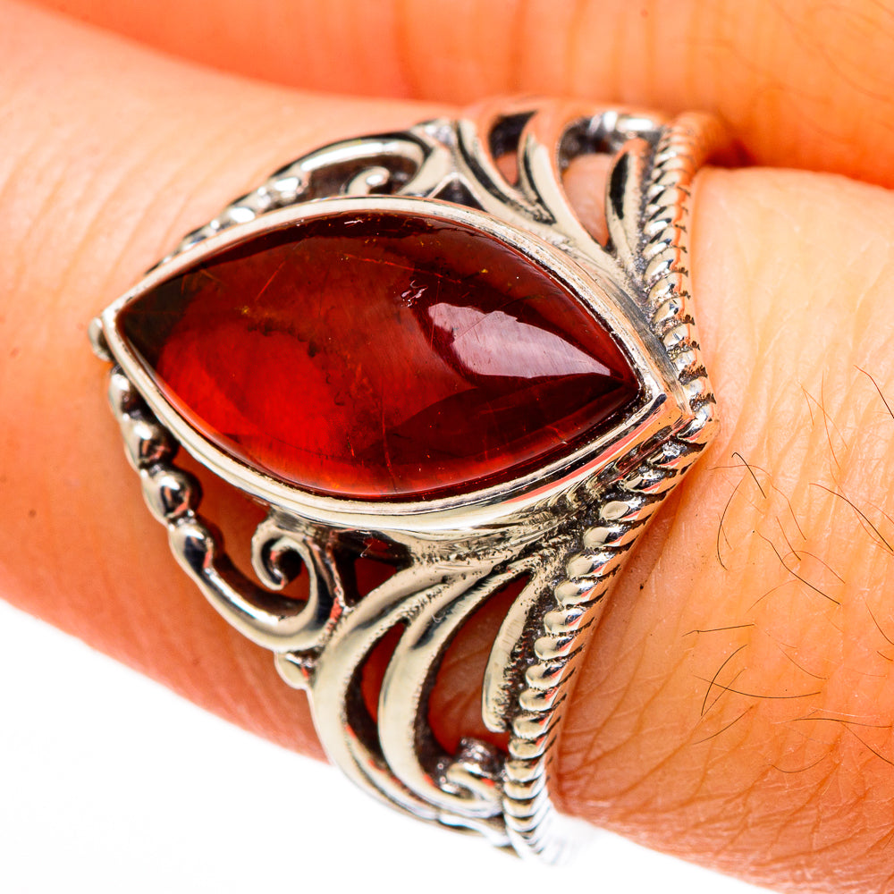 Baltic Amber Rings handcrafted by Ana Silver Co - RING100364