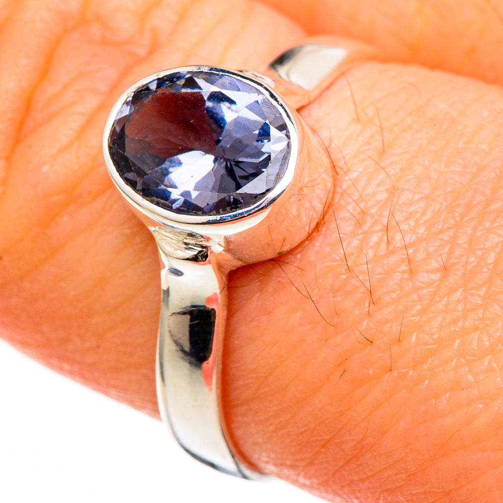 Violet Spinel Rings handcrafted by Ana Silver Co - RING100365