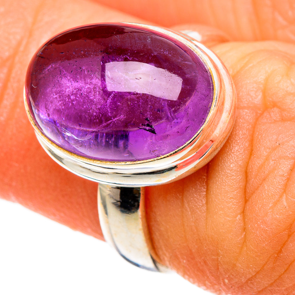 Amethyst Rings handcrafted by Ana Silver Co - RING100370