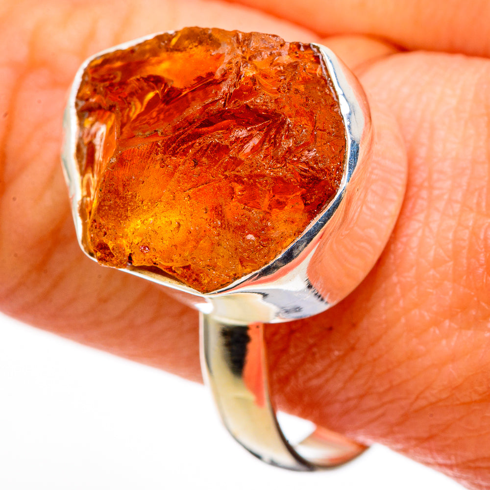 Citrine Rings handcrafted by Ana Silver Co - RING100373