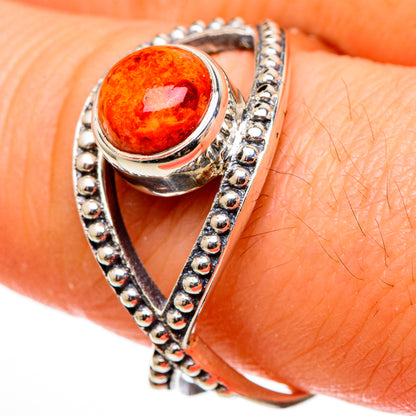 Sponge Coral Rings handcrafted by Ana Silver Co - RING100374