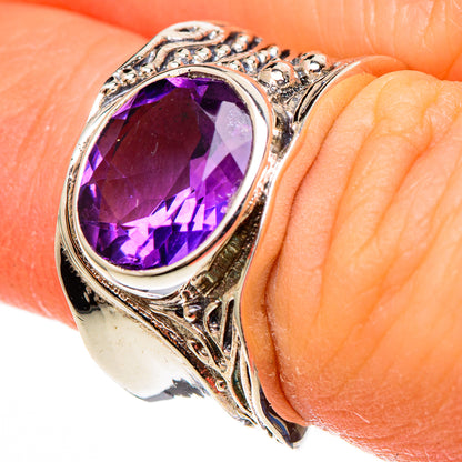 Amethyst Rings handcrafted by Ana Silver Co - RING100377