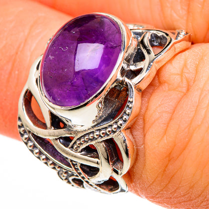 Amethyst Rings handcrafted by Ana Silver Co - RING100378