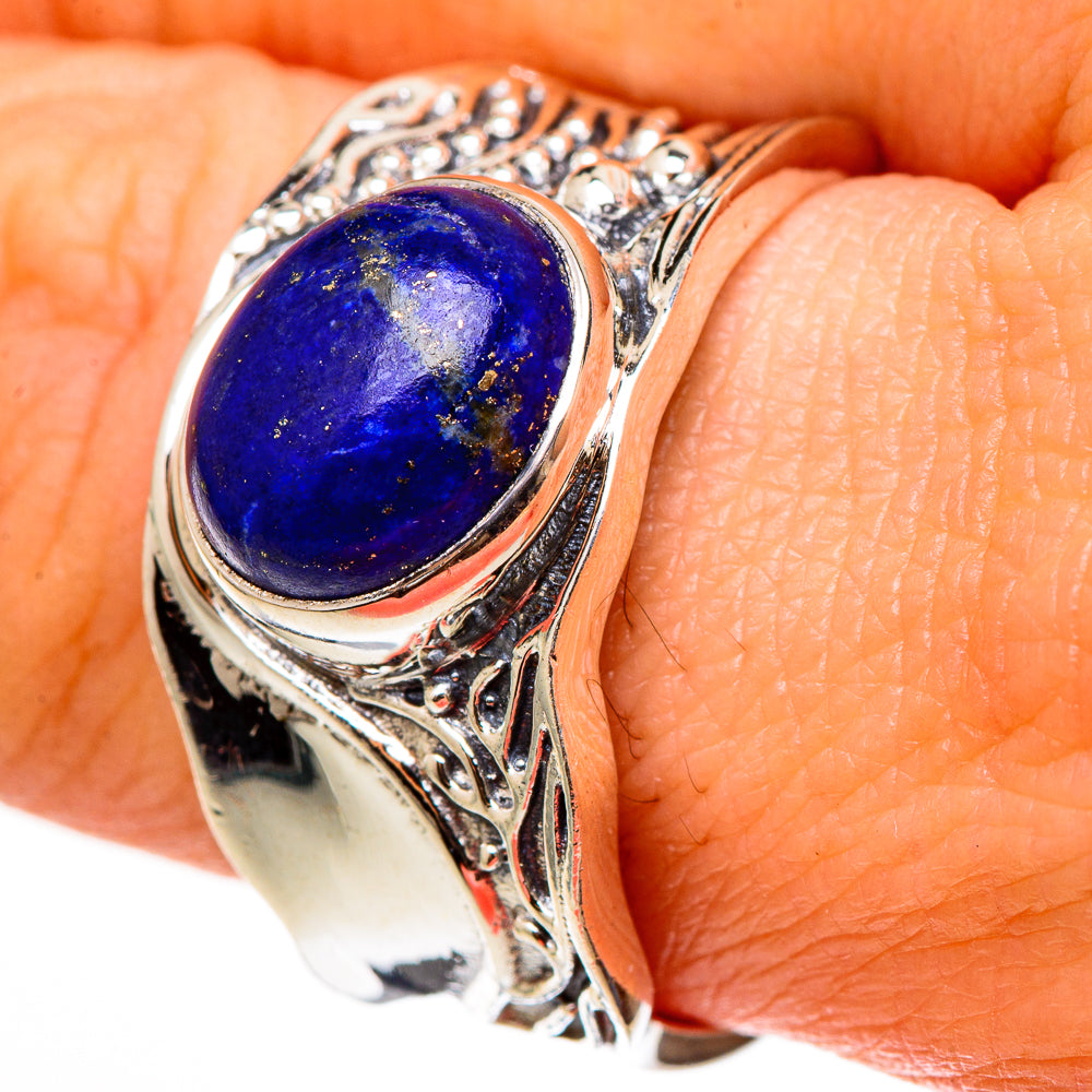 Lapis Lazuli Rings handcrafted by Ana Silver Co - RING100381