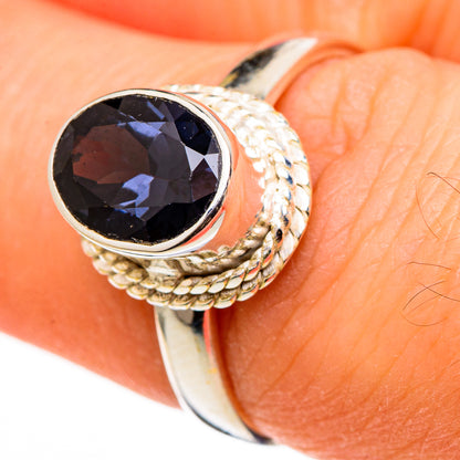 Violet Spinel Rings handcrafted by Ana Silver Co - RING100382