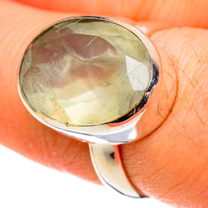 Prehnite Rings handcrafted by Ana Silver Co - RING100384
