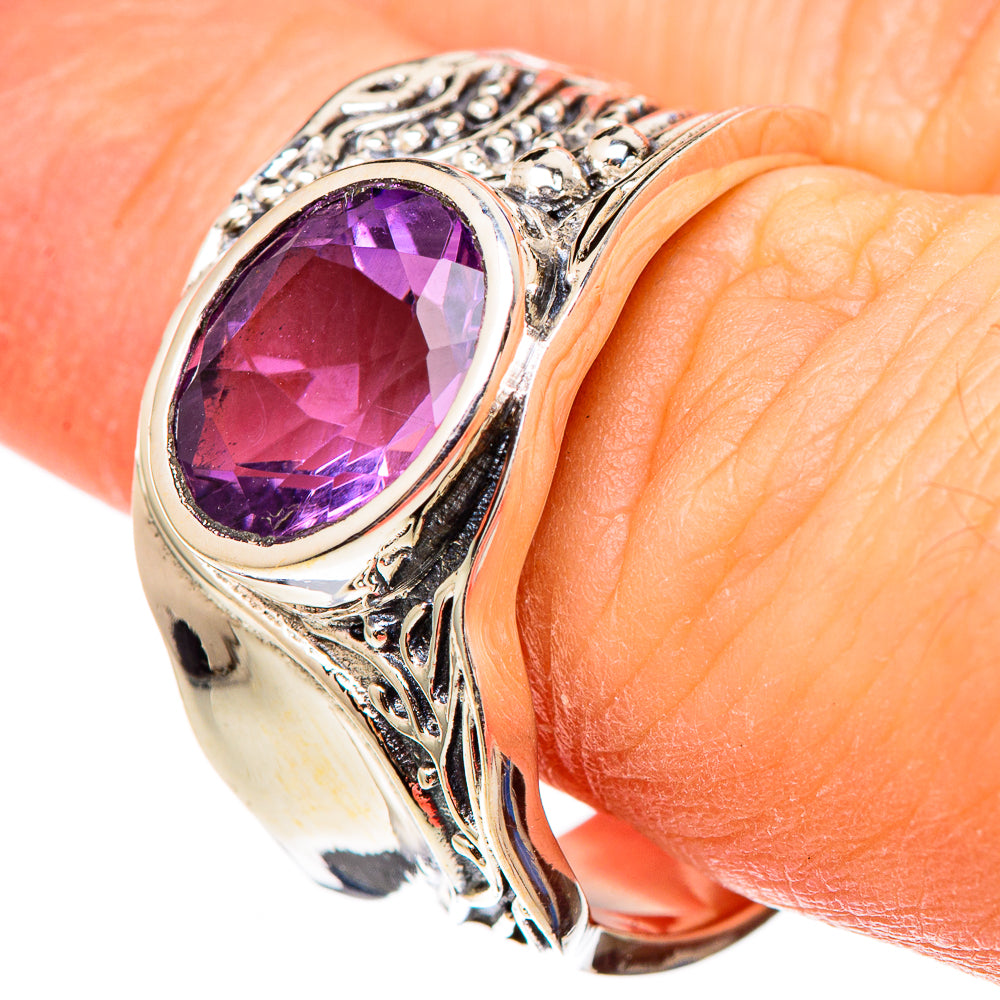 Amethyst Rings handcrafted by Ana Silver Co - RING100388