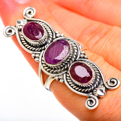 Ruby Rings handcrafted by Ana Silver Co - RING100404