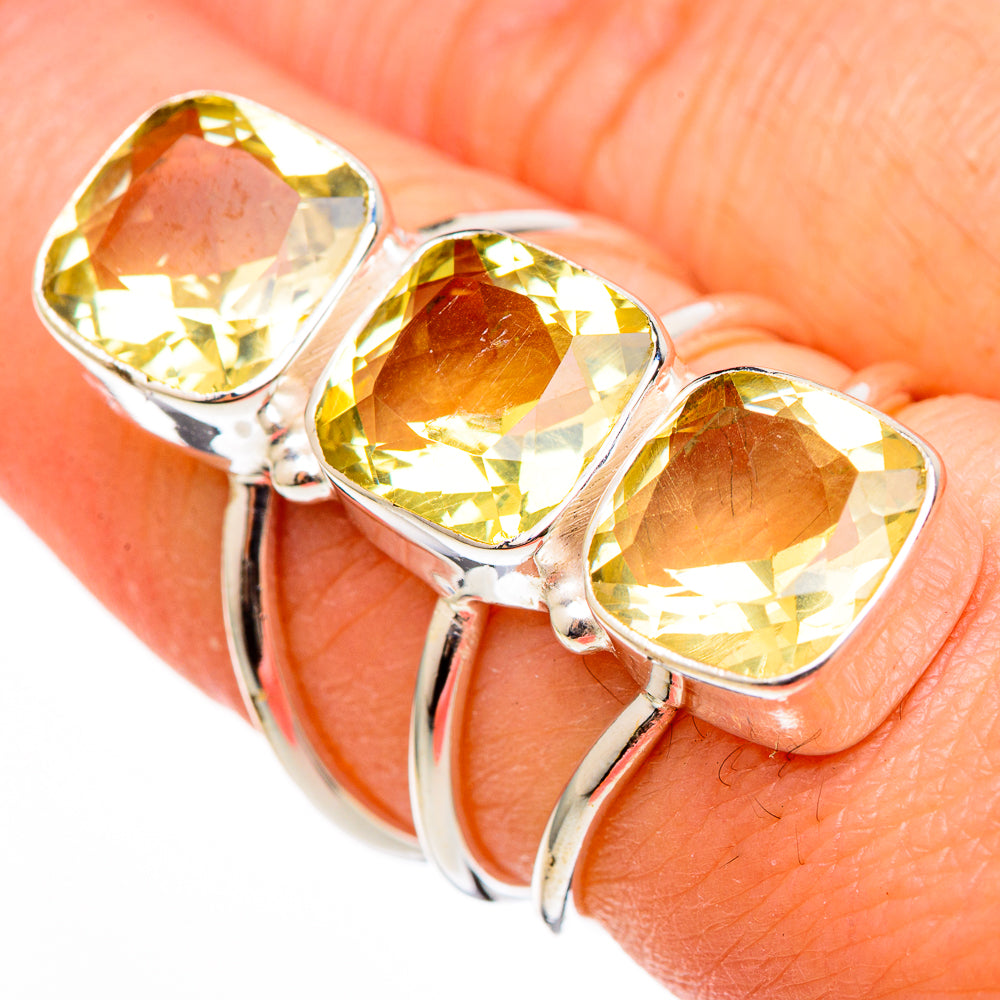 Citrine Rings handcrafted by Ana Silver Co - RING100410