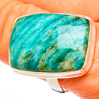 Amazonite Rings handcrafted by Ana Silver Co - RING100414