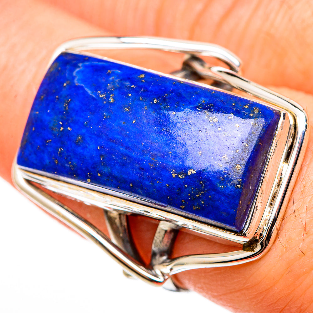 Lapis Lazuli Rings handcrafted by Ana Silver Co - RING100423