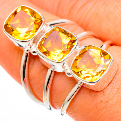 Citrine Rings handcrafted by Ana Silver Co - RING100429