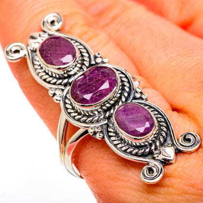 Ruby Rings handcrafted by Ana Silver Co - RING100430
