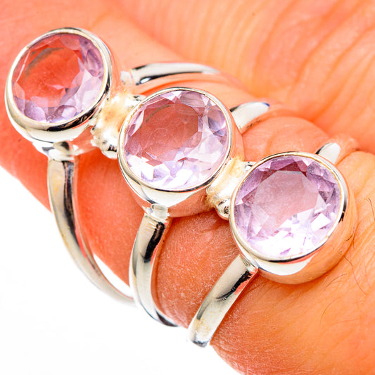 Kunzite Rings handcrafted by Ana Silver Co - RING100432