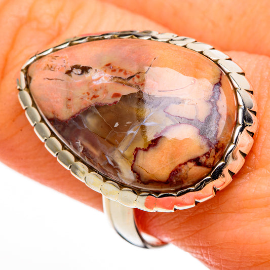 Butterfly Jasper Rings handcrafted by Ana Silver Co - RING100439