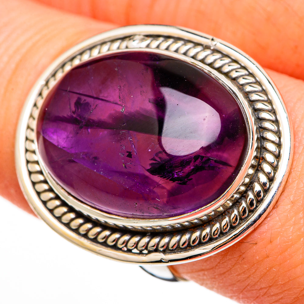 Amethyst Rings handcrafted by Ana Silver Co - RING100445