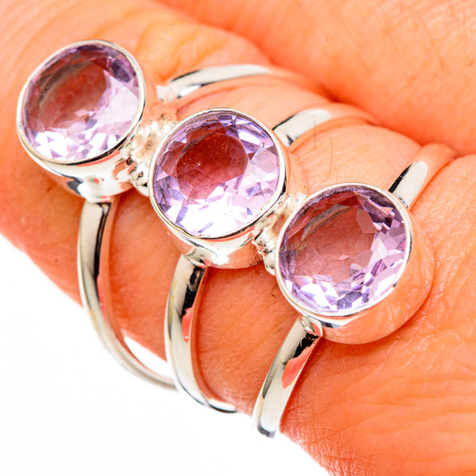 Kunzite Rings handcrafted by Ana Silver Co - RING100446