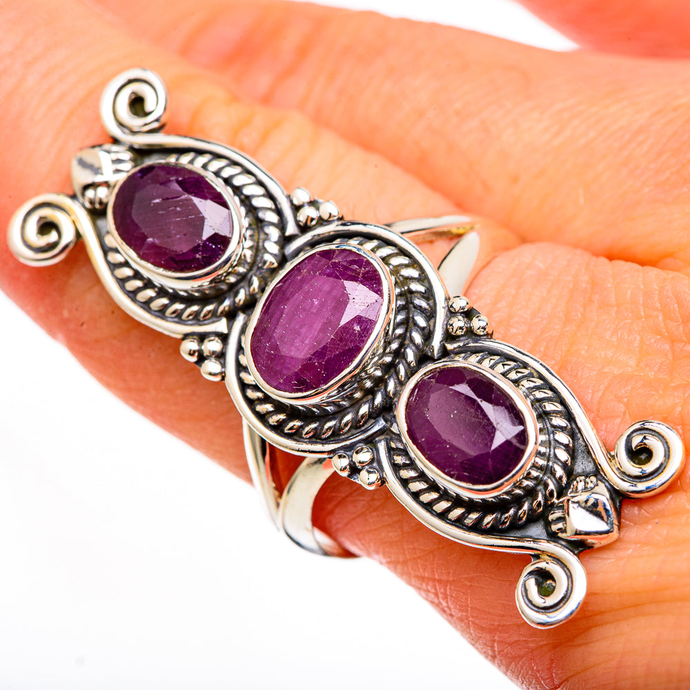 Ruby Rings handcrafted by Ana Silver Co - RING100450