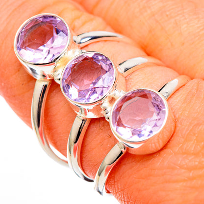 Kunzite Rings handcrafted by Ana Silver Co - RING100452