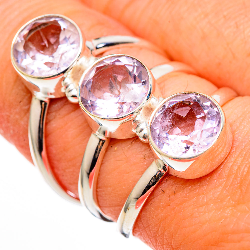 Kunzite Rings handcrafted by Ana Silver Co - RING100461