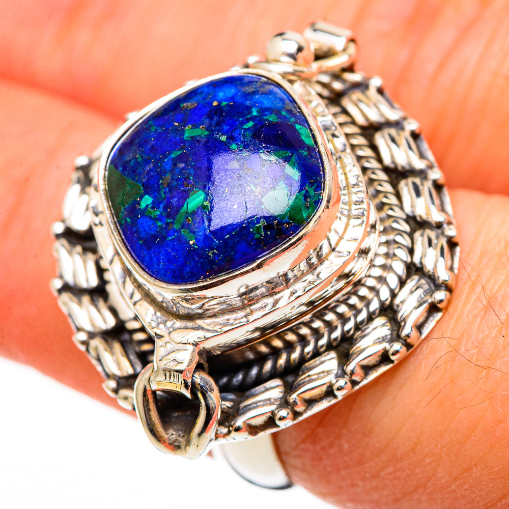 Azurite Rings handcrafted by Ana Silver Co - RING100464