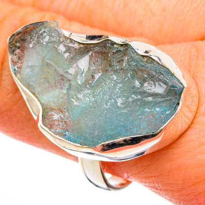 Aquamarine Rings handcrafted by Ana Silver Co - RING100465