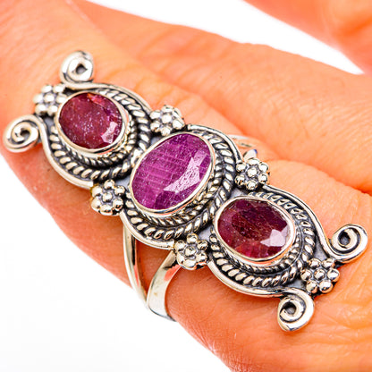 Ruby Rings handcrafted by Ana Silver Co - RING100469