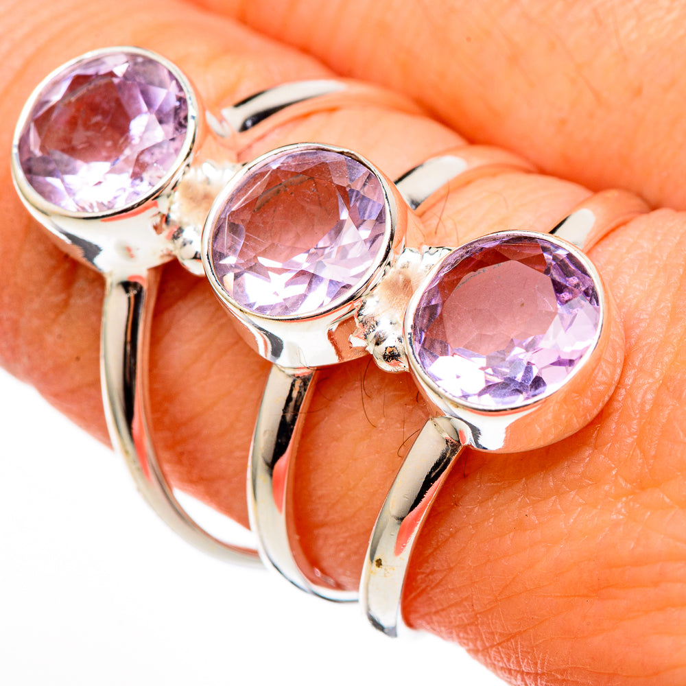 Kunzite Rings handcrafted by Ana Silver Co - RING100472