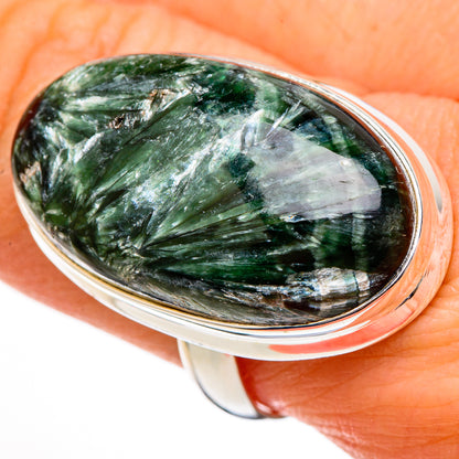 Seraphinite Rings handcrafted by Ana Silver Co - RING100474