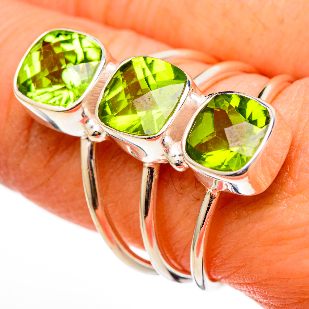 Peridot Rings handcrafted by Ana Silver Co - RING100475