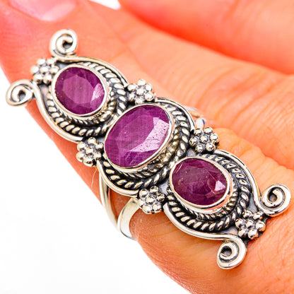 Ruby Rings handcrafted by Ana Silver Co - RING100487