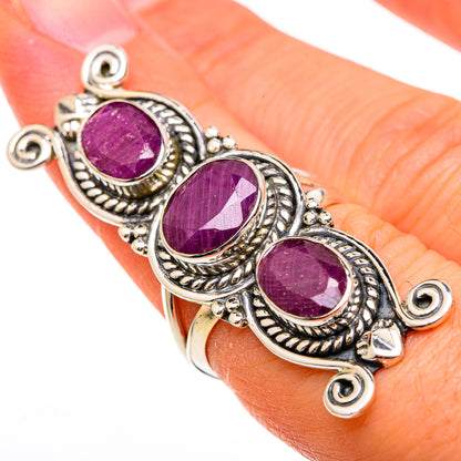Ruby Rings handcrafted by Ana Silver Co - RING100488