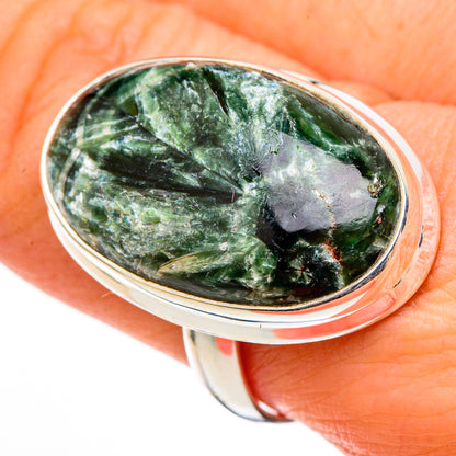 Seraphinite Rings handcrafted by Ana Silver Co - RING100501