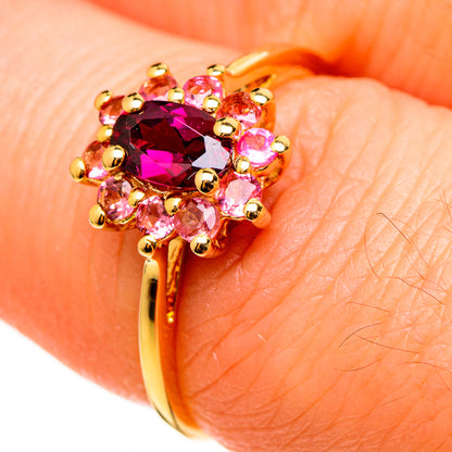 Rhodolite Garnet Rings handcrafted by Ana Silver Co - RING100518