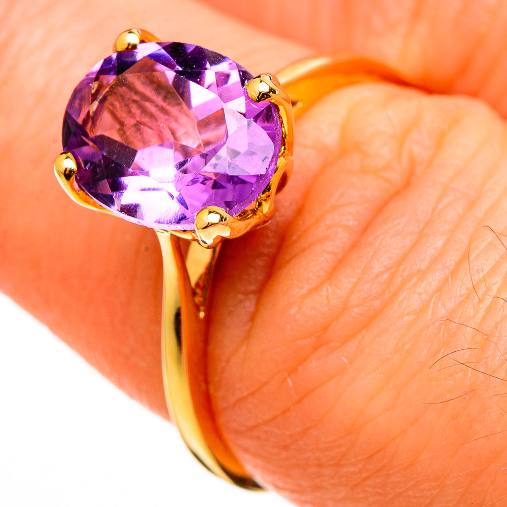 Amethyst Rings handcrafted by Ana Silver Co - RING100520