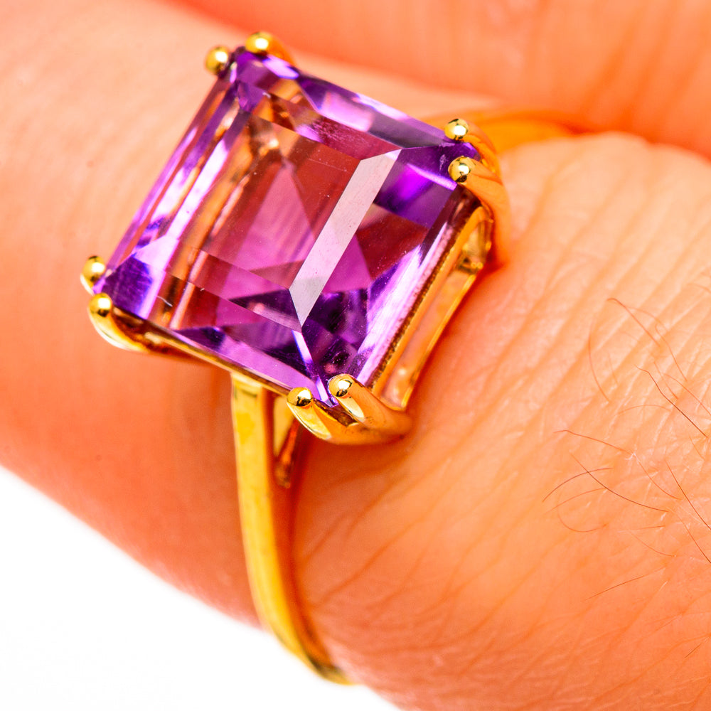 Amethyst Rings handcrafted by Ana Silver Co - RING100528