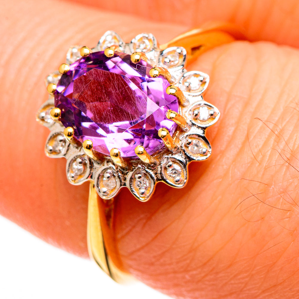 Amethyst Rings handcrafted by Ana Silver Co - RING100530