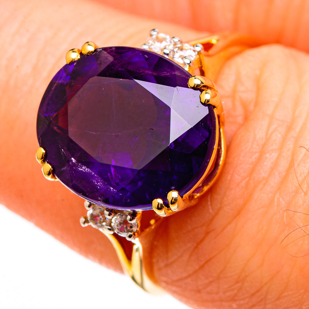 Amethyst Rings handcrafted by Ana Silver Co - RING100531