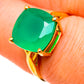 Green Onyx Rings handcrafted by Ana Silver Co - RING100541