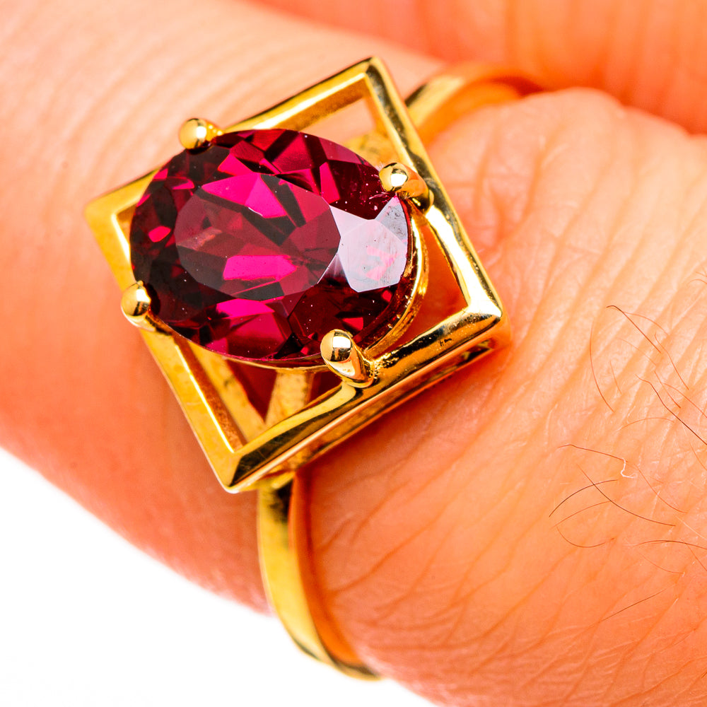 Rhodolite Garnet Rings handcrafted by Ana Silver Co - RING100542