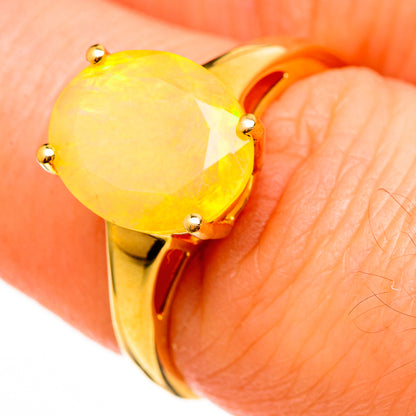 Ethiopian Opal Rings handcrafted by Ana Silver Co - RING100544
