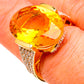 Citrine Rings handcrafted by Ana Silver Co - RING100554