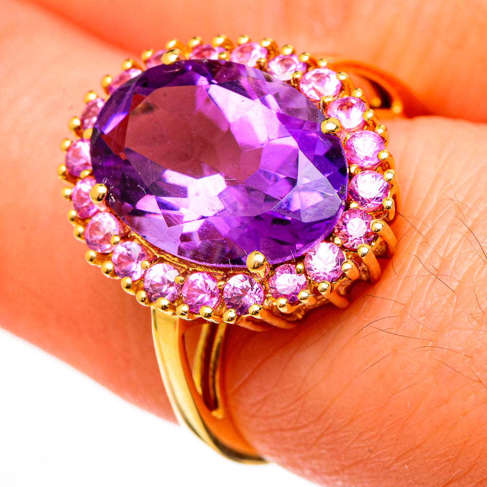 Amethyst Rings handcrafted by Ana Silver Co - RING100558