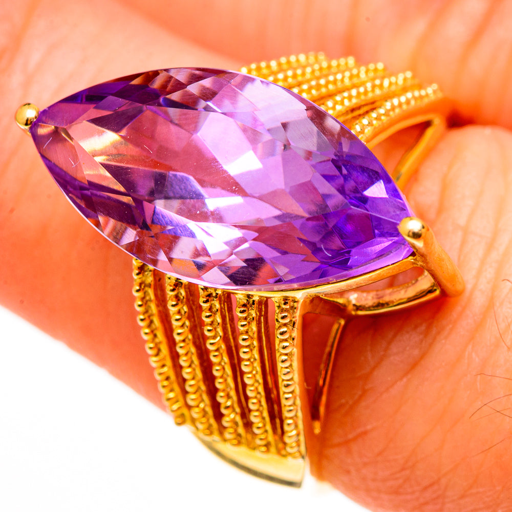 Amethyst Rings handcrafted by Ana Silver Co - RING100559